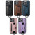 iPhone 13 Suteni H13 Litchi Leather Wrist Strap Wallet Back Phone Case - Pink