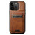 iPhone 13 Pro Suteni H02 Leather Wallet Stand Back Phone Case - Brown iPhone 13 Pro Suteni H02 Leather Wallet Stand Back Phone Case - Brown