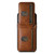 iPhone 14 Plus Suteni H02 Leather Wallet Stand Back Phone Case - Brown
