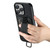 iPhone 14 Plus Suteni H13 Litchi Leather Wrist Strap Wallet Back Phone Case - Black