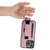 iPhone 14 Plus Suteni H13 Litchi Leather Wrist Strap Wallet Back Phone Case - Pink