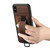 iPhone XR Suteni H13 Litchi Leather Wrist Strap Wallet Back Phone Case - Brown