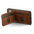 Google Pixel 8a Suteni H02 Leather Wallet Stand Back Phone Case - Brown