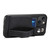 iPhone 15 Plus SUTENI H12 Wrist Strap Leather Back Phone Case with Card Slot - Black
