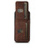 iPhone 11 Pro Suteni H02 Litchi Leather Card Wallet Stand Back Phone Case - Brown
