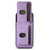 iPhone 11 Pro Max Suteni H02 Litchi Leather Card Wallet Stand Back Phone Case - Purple