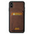 iPhone X / XS Suteni H02 Litchi Leather Card Wallet Stand Back Phone Case - Brown