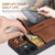 iPhone 12 Suteni 215 Wrist Strap PU Phone Case - Brown