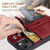 iPhone 13 Suteni 215 Wrist Strap PU Phone Case - Red