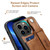 iPhone 13 Pro Suteni 215 Wrist Strap PU Phone Case - Brown iPhone 13 Pro Suteni 215 Wrist Strap PU Phone Case - Brown