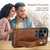 iPhone 13 Pro Suteni 215 Wrist Strap PU Phone Case - Brown iPhone 13 Pro Suteni 215 Wrist Strap PU Phone Case - Brown