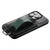 iPhone 14 Suteni H13 Card Wallet Wrist Strap Holder PU Phone Case - Black