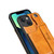 iPhone 14 Suteni 215 Wrist Strap PU Phone Case - Blue iPhone 14 Suteni 215 Wrist Strap PU Phone Case - Blue