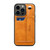 iPhone 14 Pro Suteni 215 Wrist Strap PU Phone Case - Khaki