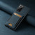 Samsuny Galaxy Note20 Ultra 5G Suteni H03 Litchi Leather Card Bag Stand Back Phone Case - Blue