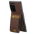 Samsuny Galaxy Note20 Ultra 5G Suteni H03 Litchi Leather Card Bag Stand Back Phone Case - Brown