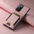 Samsuny Galaxy Note20 Ultra 5G Suteni H03 Litchi Leather Card Bag Stand Back Phone Case - Pink
