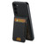 Samsuny Galaxy S22+ 5G Suteni H03 Litchi Leather Card Bag Stand Back Phone Case - Black