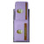 Samsuny Galaxy S23 Ultra 5G Suteni H03 Litchi Leather Card Bag Stand Back Phone Case - Purple