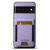 Google Pixel 6 Suteni H03 Litchi Leather Card Bag Stand Back Phone Case - Purple