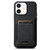 iPhone 11 Suteni H03 Litchi Leather Card Bag Stand Back Phone Case - Black