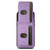 iPhone 11 Suteni H03 Litchi Leather Card Bag Stand Back Phone Case - Purple
