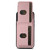 iPhone 12 Pro Max Suteni H03 Litchi Leather Card Bag Stand Back Phone Case - Pink