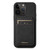 iPhone 14 Pro Suteni H16 Litchi Texture Leather Detachable Wallet Back Phone Case - Black