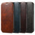 iPhone 14 Suteni J05 Leather Magnetic Magsafe Phone Case - Blue