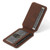 Google Pixel 6 Suteni H16 Litchi Texture Leather Detachable Wallet Back Phone Case - Brown