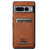 Google Pixel 8a Suteni H16 Litchi Texture Leather Detachable Wallet Back Phone Case - Khaki