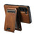 Samsung Galaxy S23 5G Suteni H15 Oil Eax Leather Detachable Wallet Back Phone Case - Blue