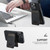 iPhone 12 Suteni H18 Cross Grain MagSafe Wallet Leather Phone Case - Black