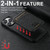 iPhone 15 Plus Suteni H18 Cross Grain MagSafe Wallet Leather Phone Case - Black
