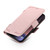 iPhone 13 SUTENI J07 Multifunctional Horizontal Flip Magsafe Leather Phone Case - Pink