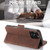 iPhone 16 Pro SUTENI J07 Multifunctional Horizontal Flip Magsafe Leather Phone Case - Brown iPhone 16 Pro SUTENI J07 Multifunctional Horizontal Flip Magsafe Leather Phone Case - Brown
