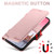 iPhone 16 Pro Max SUTENI J07 Multifunctional Horizontal Flip Magsafe Leather Phone Case - Pink iPhone 16 Pro Max SUTENI J07 Multifunctional Horizontal Flip Magsafe Leather Phone Case - Pink