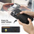 iPhone 15 Pro Max Suteni H17 Cross Grain Leather MagSafe Detachable Wallet Phone Case - Black