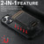 iPhone 15 Pro Max Suteni H17 Cross Grain Leather MagSafe Detachable Wallet Phone Case - Black