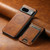 Google Pixel 8 Suteni H17 Oil Eax Leather Detachable Wallet Phone Case - Brown