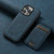 iPhone 12 Pro Suteni H17 Litchi Texture Leather MagSafe Detachable Wallet Phone Case - Blue
