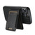 iPhone 12 Pro Suteni H17 Oil Eax Leather MagSafe Detachable Wallet Phone Case - Black