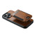 iPhone 13 Pro Max Suteni H17 Oil Eax Leather MagSafe Detachable Wallet Phone Case - Brown