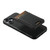 iPhone 16 Suteni H17 Litchi Texture Leather MagSafe Detachable Wallet Phone Case - Black