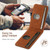 iPhone 16 Pro Max Suteni H17 Litchi Texture Leather MagSafe Detachable Wallet Phone Case - Khaki