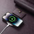 iPhone 14 Suteni M1 Oil Wax MagSafe Detachable Horizontal Card Bag Phone Case - Purple