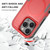 MyBat Fortress Series for Apple iPhone 16 Pro - Red