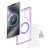Itskins - Hybridr Clear Magsafe Case for Samsung Galaxy S25 Ultra - Light Purple and Transparent Itskins - Hybridr Clear Magsafe Case for Samsung Galaxy S25 Ultra - Light Purple and Transparent