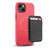 MyBat Pro Fuse Series Case Bundle + MagStash Wallet Folio for Apple iPhone 15 - Red / Black