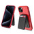 MyBat Pro Fuse Series Case Bundle + MagStash Wallet Folio for Apple iPhone 15 - Red / Black